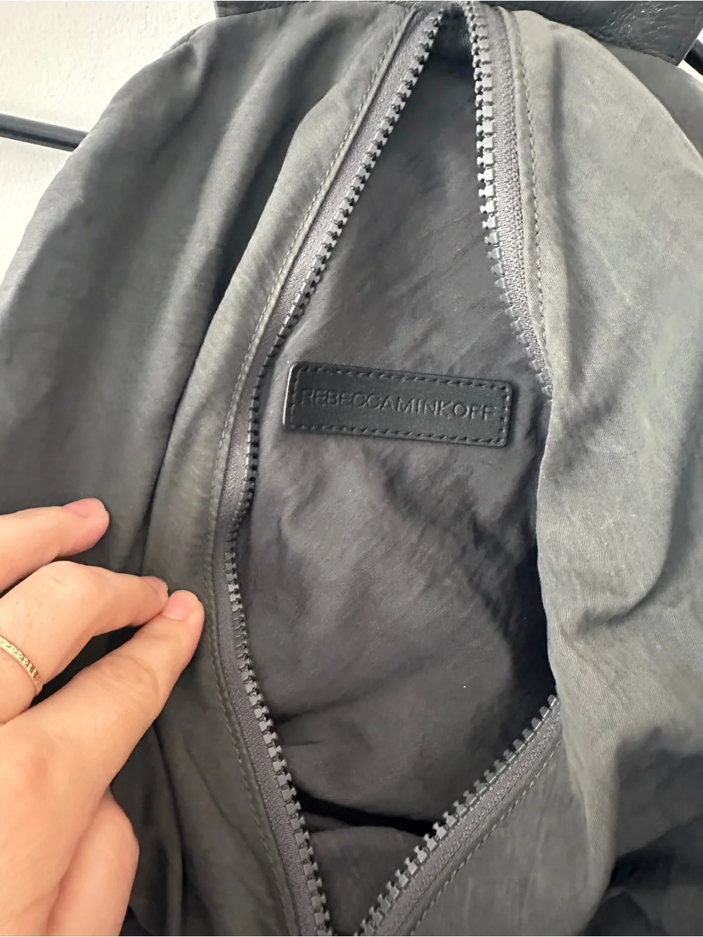 Rebecca Minkoff Julian Nylon Backpack in Deep Slate